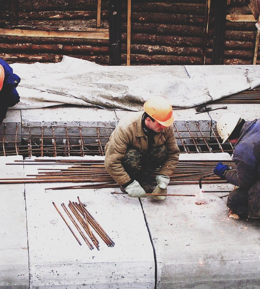 subway construction workers